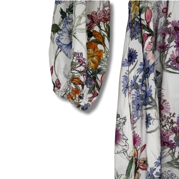 NWOT Fifteen Twenty Floral Long Sleeve Dress with Pockets - Picture 4 of 7